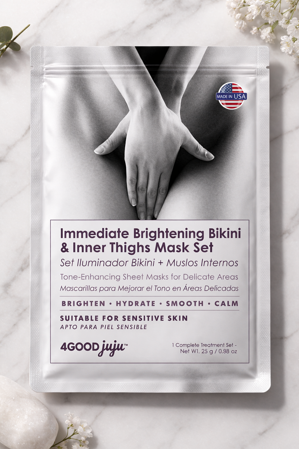 Immediate Brightening Bikini & Inner Thighs Mask Set